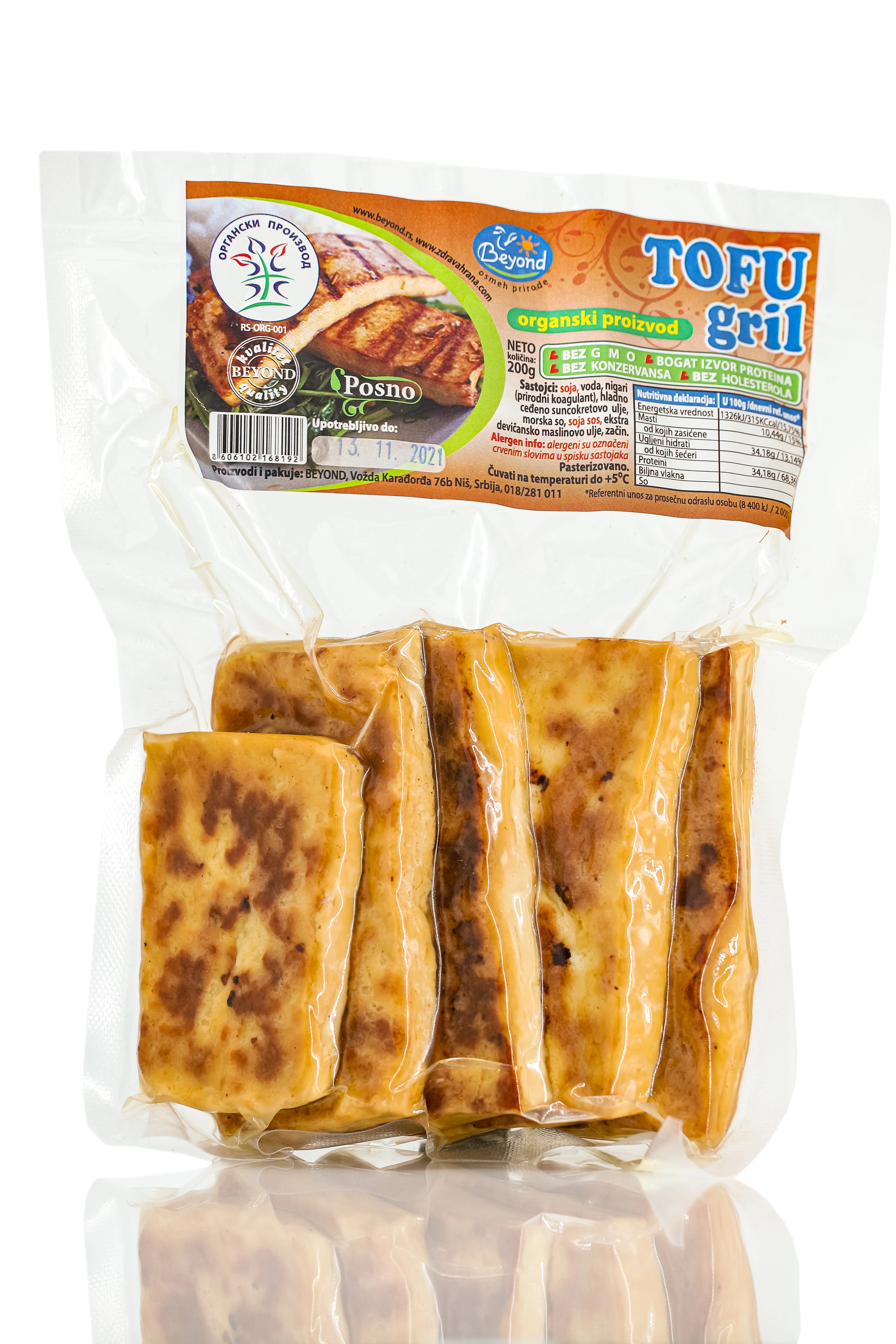 Tofu gril (organski proizvod) 200 g Beyond